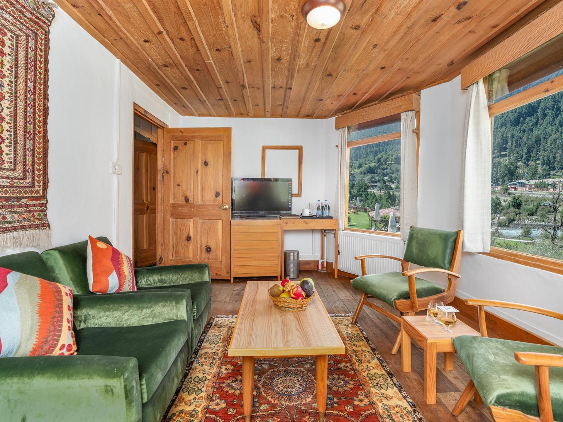 100 m2, 1 yatak odalı, 1 banyolu , Pahalgam bölgesinde Dış mekan fotoğraf